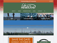 Tablet Screenshot of lifeintheheartland.com